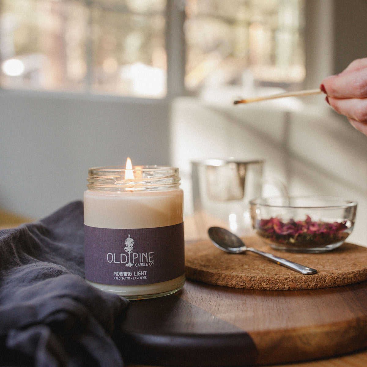 February Candle of the Month Old Pine Candle Co.